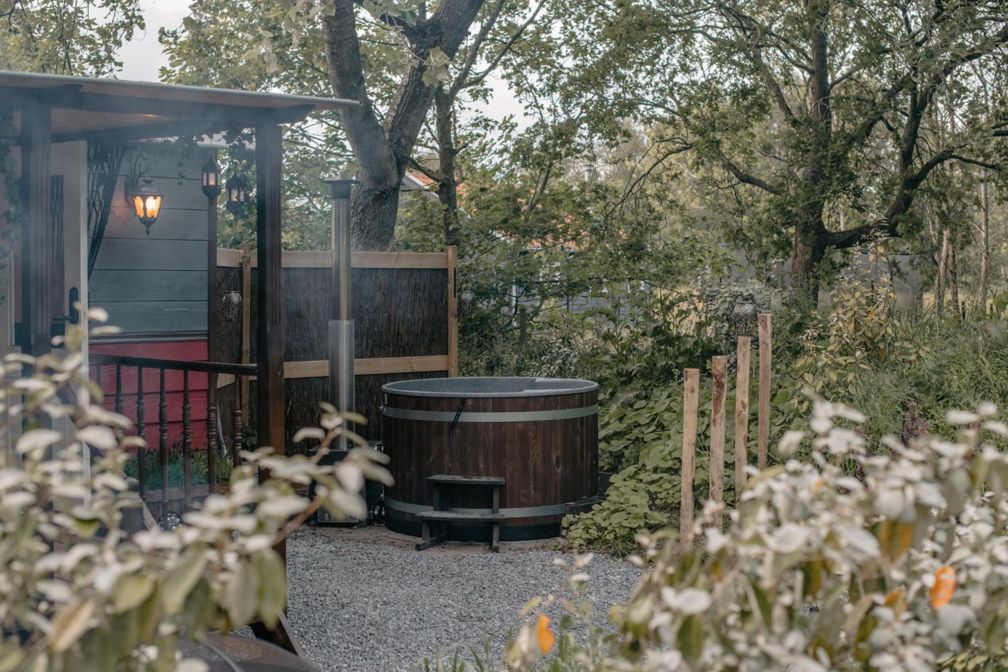 Vila Pipowagen De Zwerveling Aan Zee Oostkapelle Exteriér fotografie